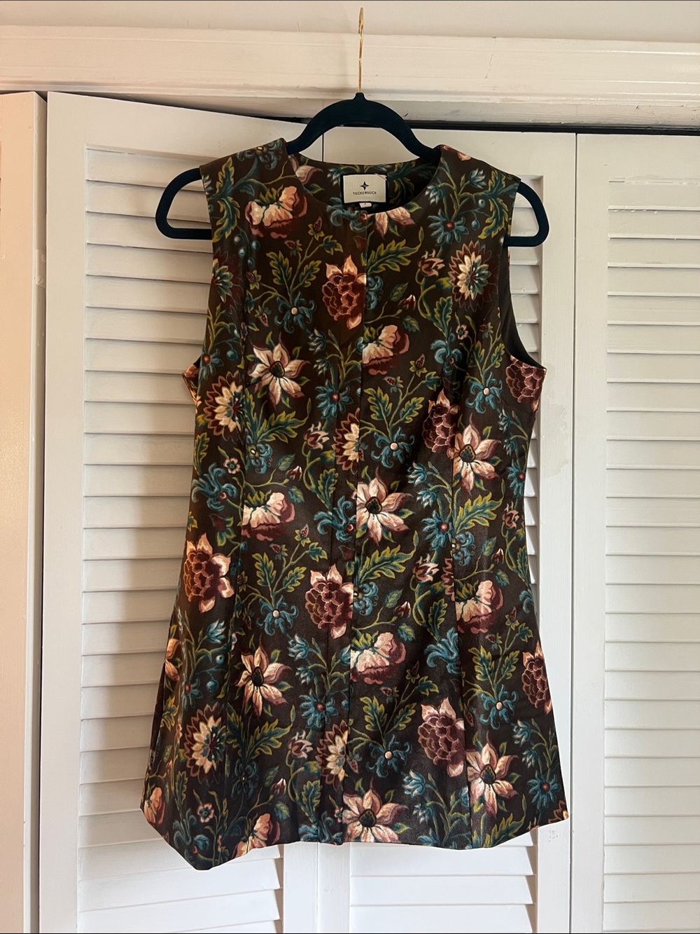 Tuckernuck Hazel Moonflower Velvet Rhoda Tunic Top